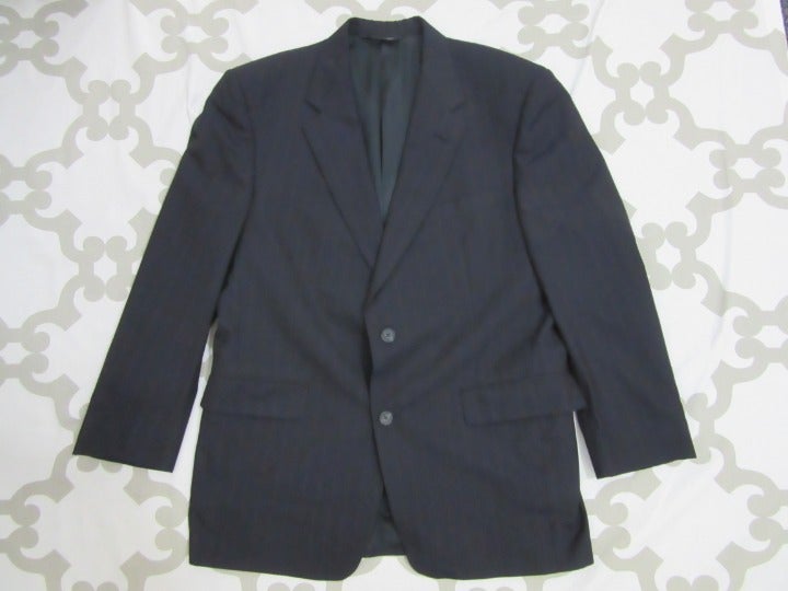 Burberrys Blazer 41S Jacket Pin Striped