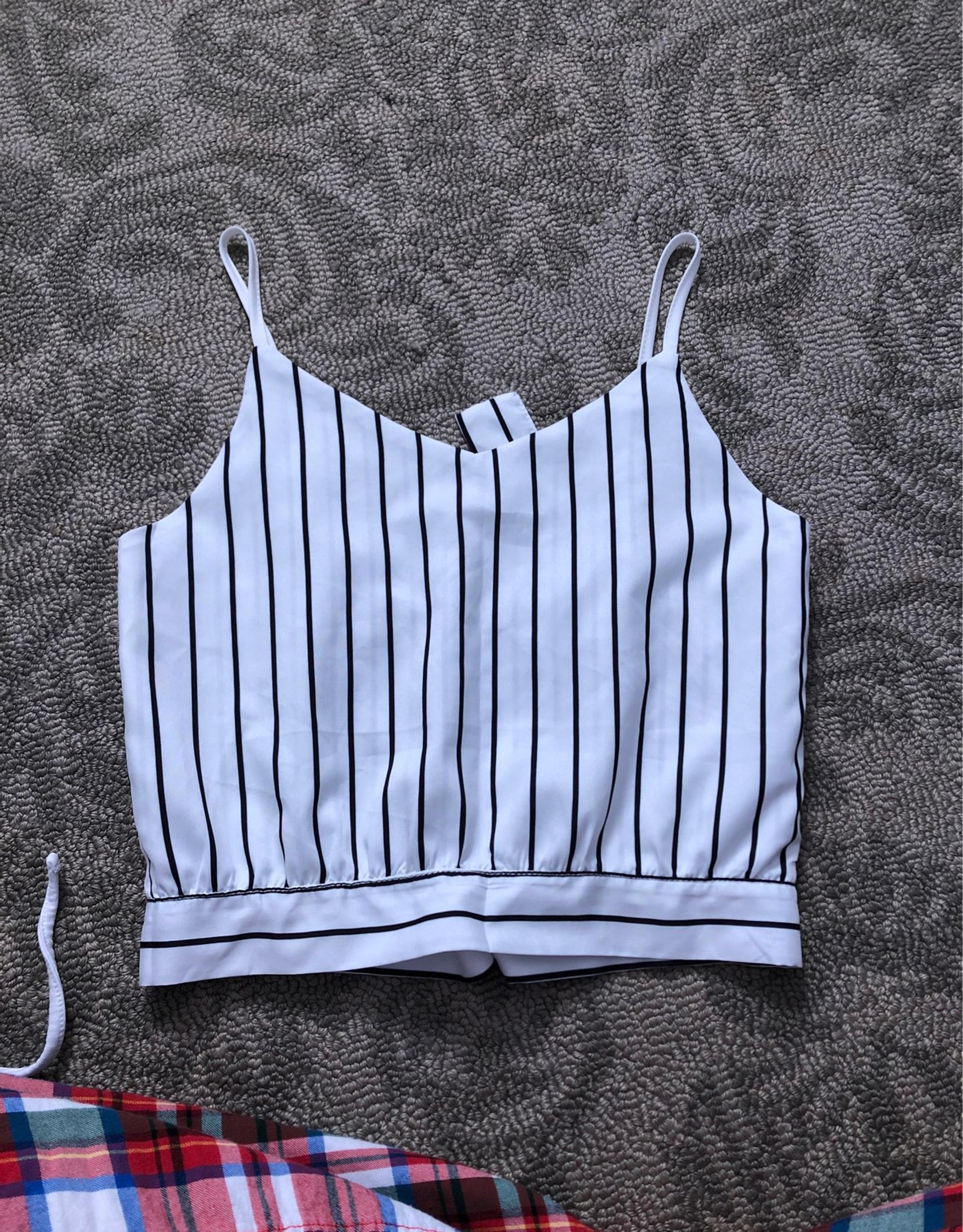 White striped top