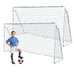 ⭐Soccer Goal 12'x6 Set of 2 Portable Soccer Net for Backyard w/Frame & Bag White
