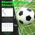 ⭐Soccer Goal 12'x6 Set of 2 Portable Soccer Net for Backyard w/Frame & Bag White