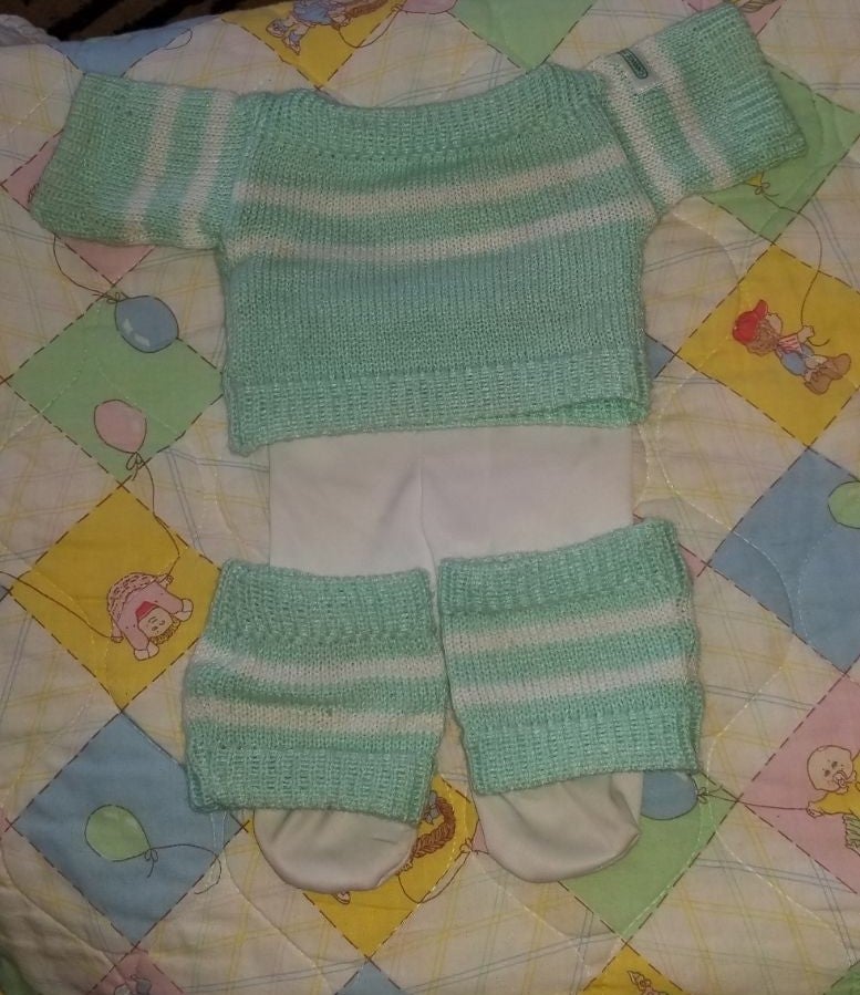 Vhtf Cabbage Patch Kids knit outfit
