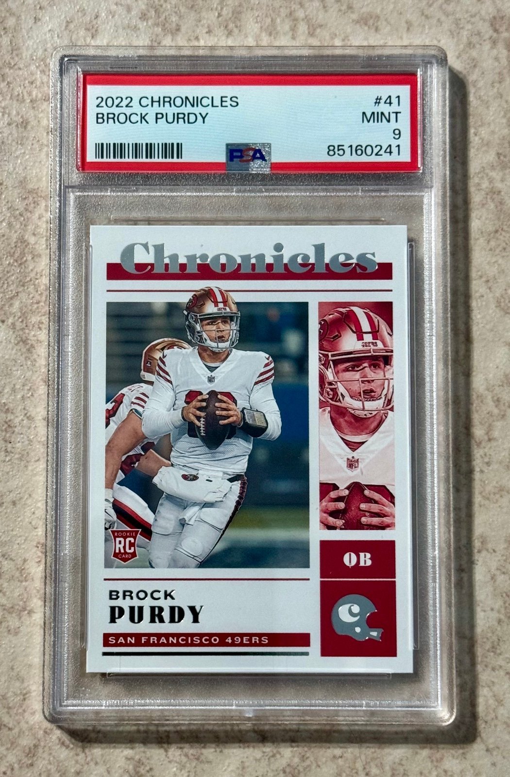 Brock Purdy 2022 Panini Chronicles RC ROOKIE #41 PSA 9 Mint