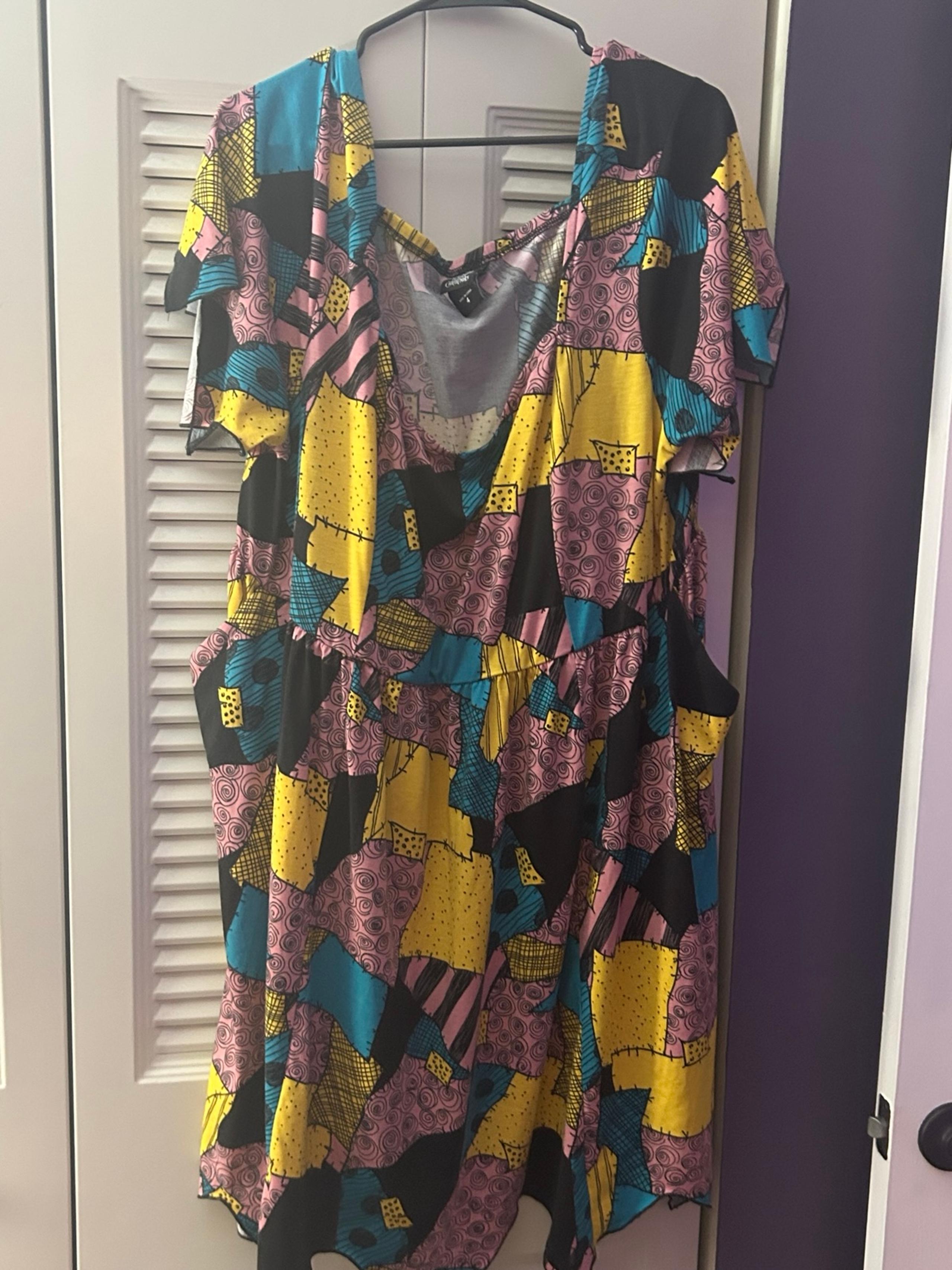 Torrid Disney Nightmare Before Christmas Sally Dress Size 4XL