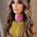 Balayage blonde brown wavy lace wig