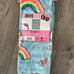 Hello Kitty rainbow throw blanket