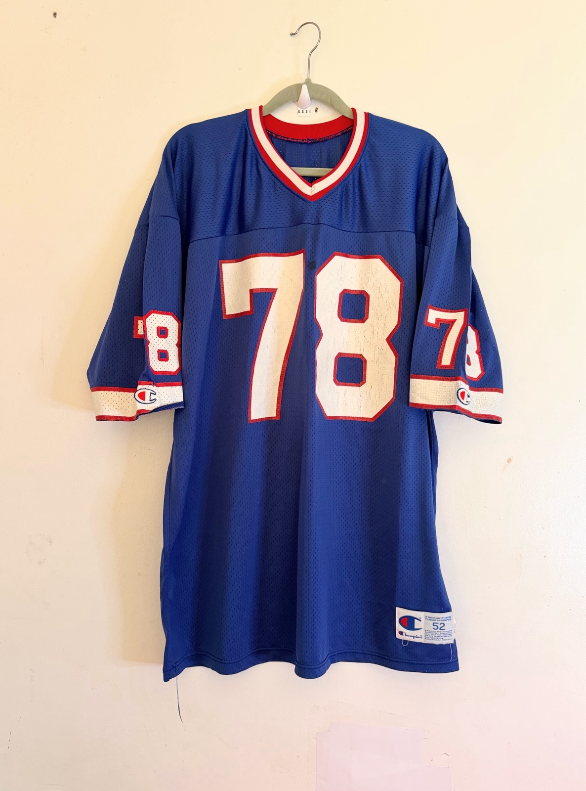 Vintage Bruce Smith Buffalo Bills #78 Automatic Champion NFL Jersey SZ 52 Adult