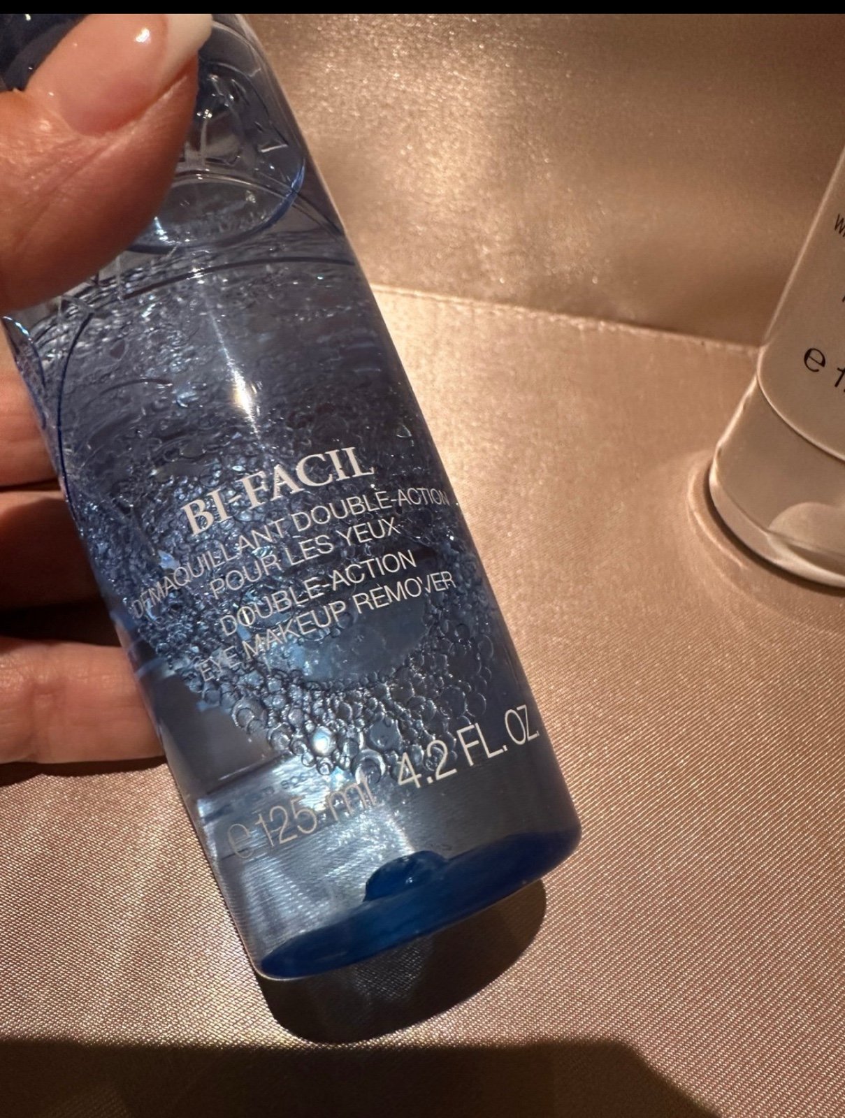 Set of Lancôme face wash and make up remover - detail
