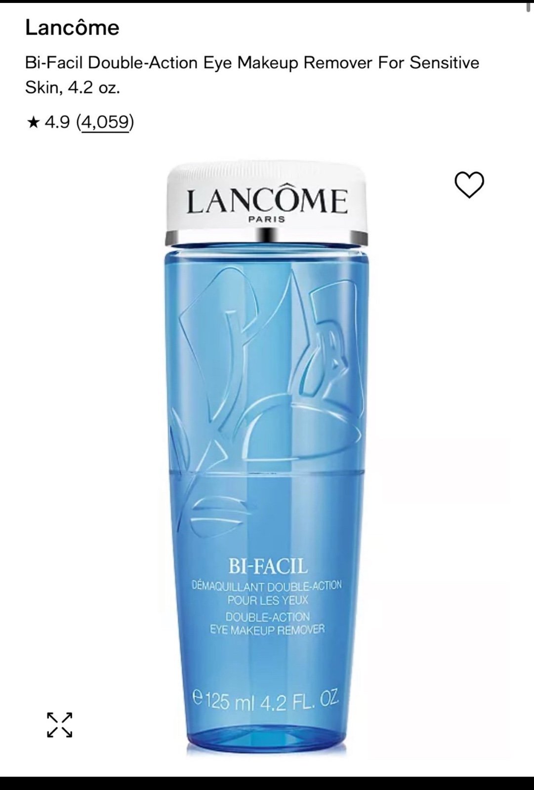 Set of Lancôme face wash and make up remover - detail