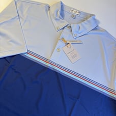 Peter Millar Summer Comfort XL Poly/Spandex Polo Golf Shirt - Superb!!