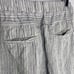 By Anthropologie striped linen cropped pants