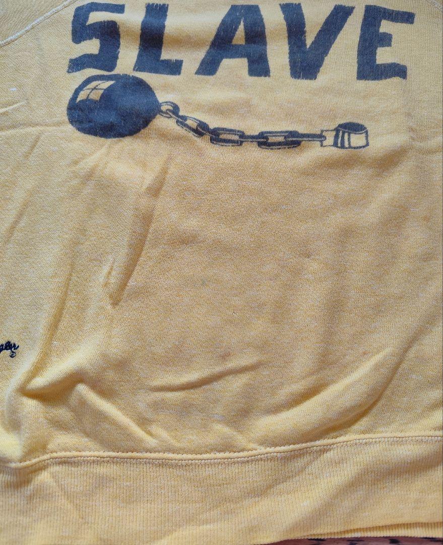 60s USA Vintage Short Sleeve Sweatshirt SLAVE Wrangler