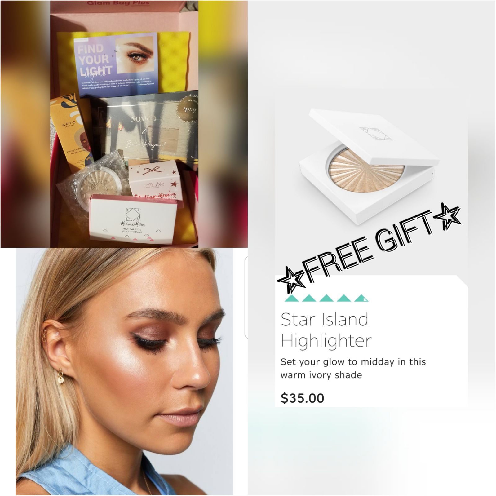 ipsy glam bag plus + Free GIFT All NEW
