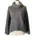 J.Crew Point Sur Gray Mohair Ribbed Turtleneck Sweater Size XS