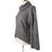 J.Crew Point Sur Gray Mohair Ribbed Turtleneck Sweater Size XS