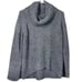 J.Crew Point Sur Gray Mohair Ribbed Turtleneck Sweater Size XS