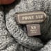 J.Crew Point Sur Gray Mohair Ribbed Turtleneck Sweater Size XS