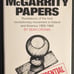 The McGarrity Papers - Sean Cronin (1992) 2ND PRINTING, SIGNED BY AUTHOR!