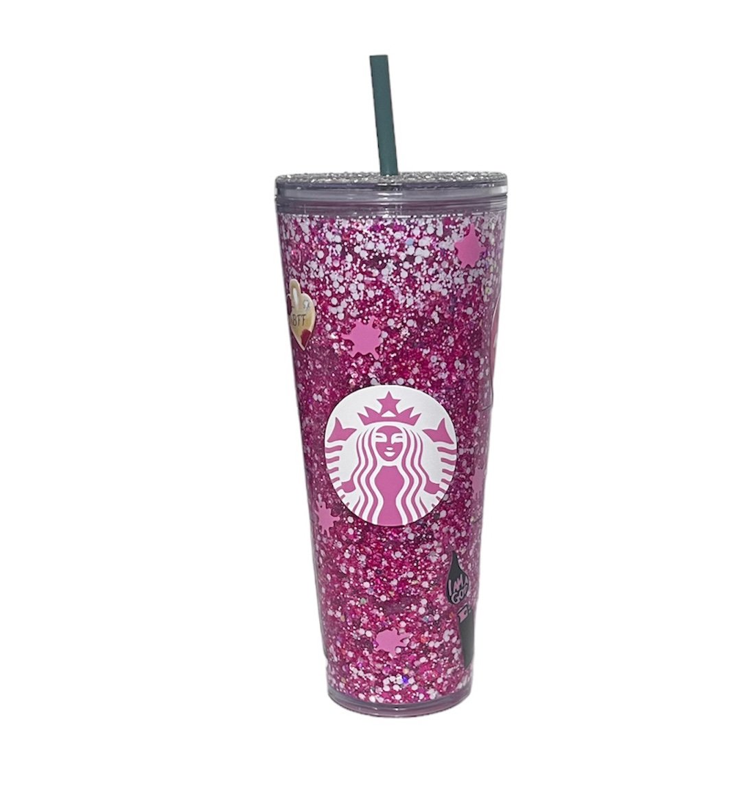 Girly Horror Themed Starbucks Snow Globe Tumbler