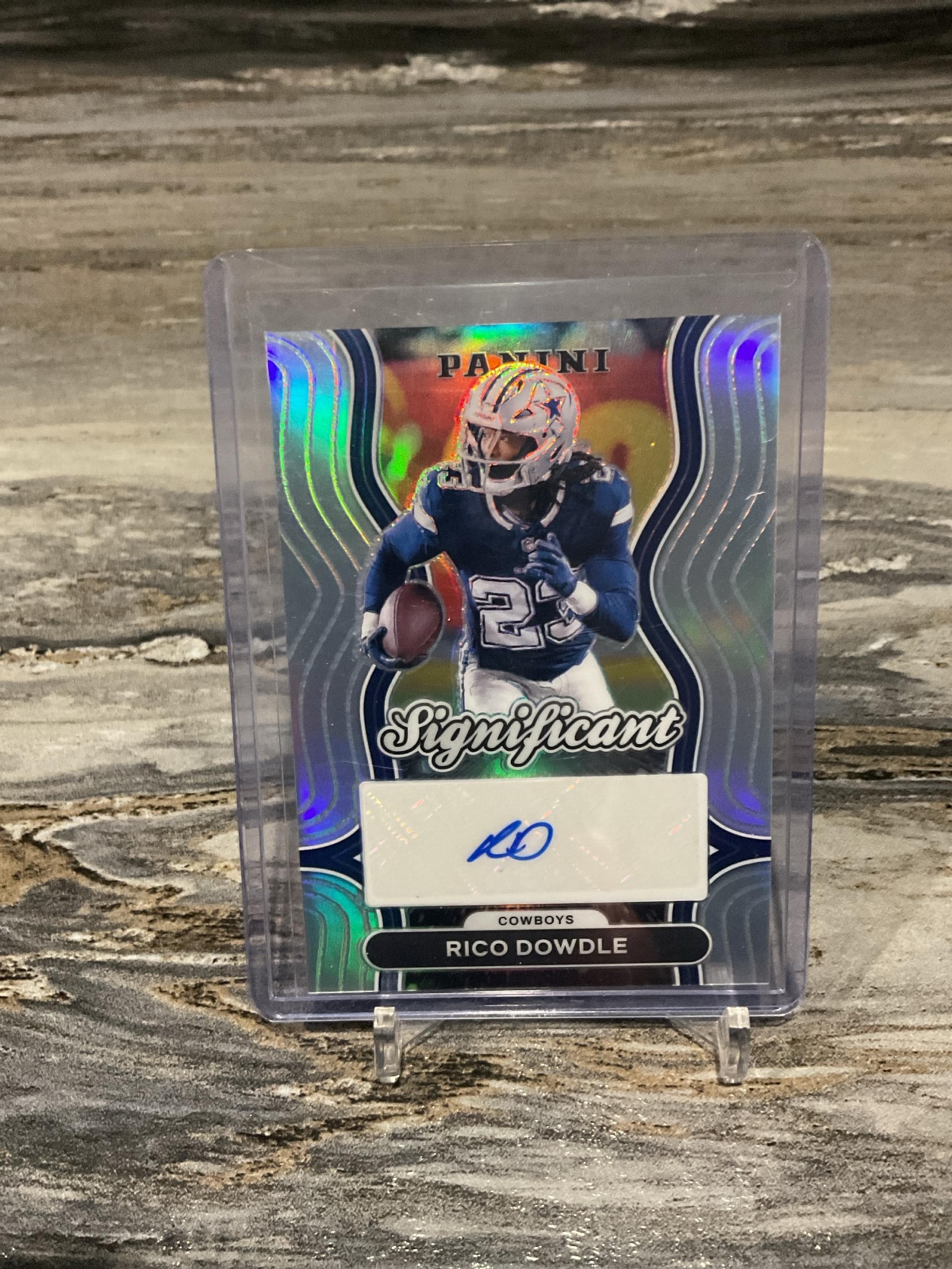Rico Dowdle Prizm Silver Holo Autograph Card