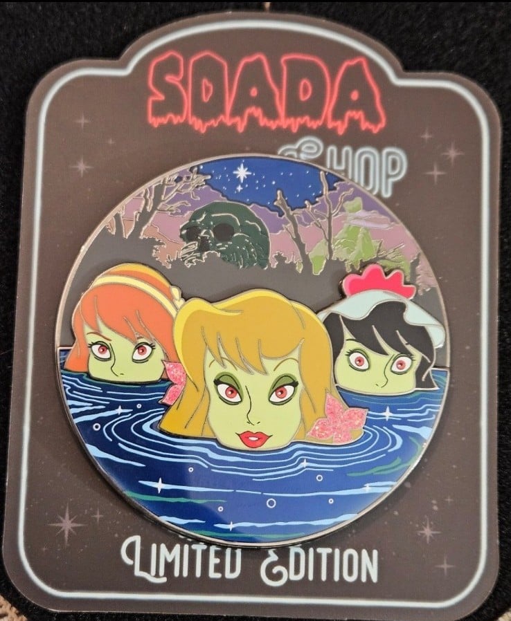 Fantasy pin inspired by Disney Mermaids Peter Pan cross over horror pin SOADA