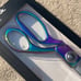 NIB Pembrook Iridescent 8” Steel Blade Scissors