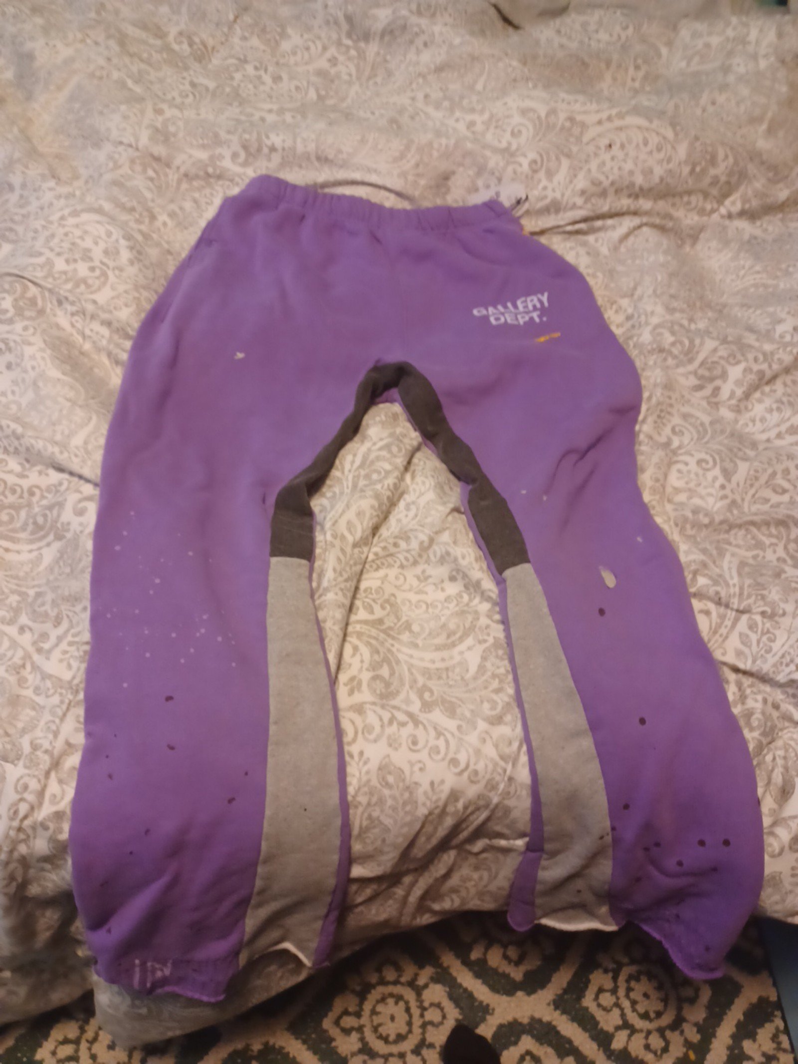 Gallery dept flare pants purple