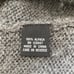 Nili Lotan Charcoal Grey Scoop Neck Alpaca Sweater Size Extra Small