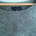 Nili Lotan Charcoal Grey Scoop Neck Alpaca Sweater Size Extra Small