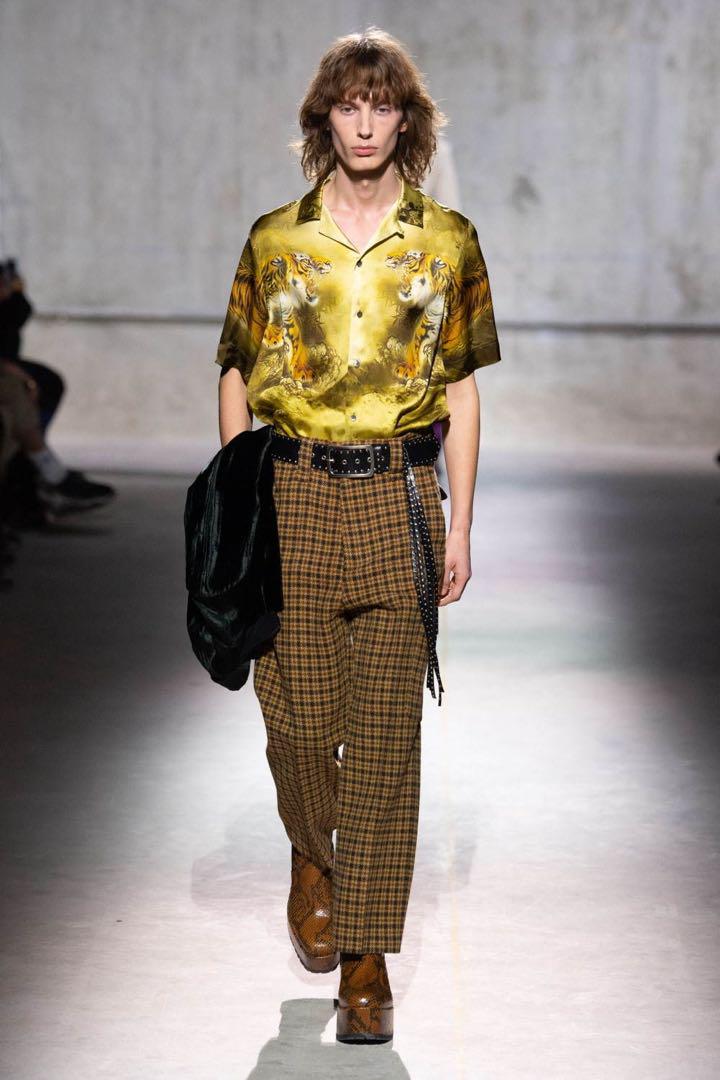 DRIES VAN NOTEN 20-21AW Tiger Print Shirt - Dries Van Noten