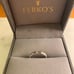 14K WG Honeycomb Diamond Eternity Band