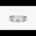 14K WG Honeycomb Diamond Eternity Band