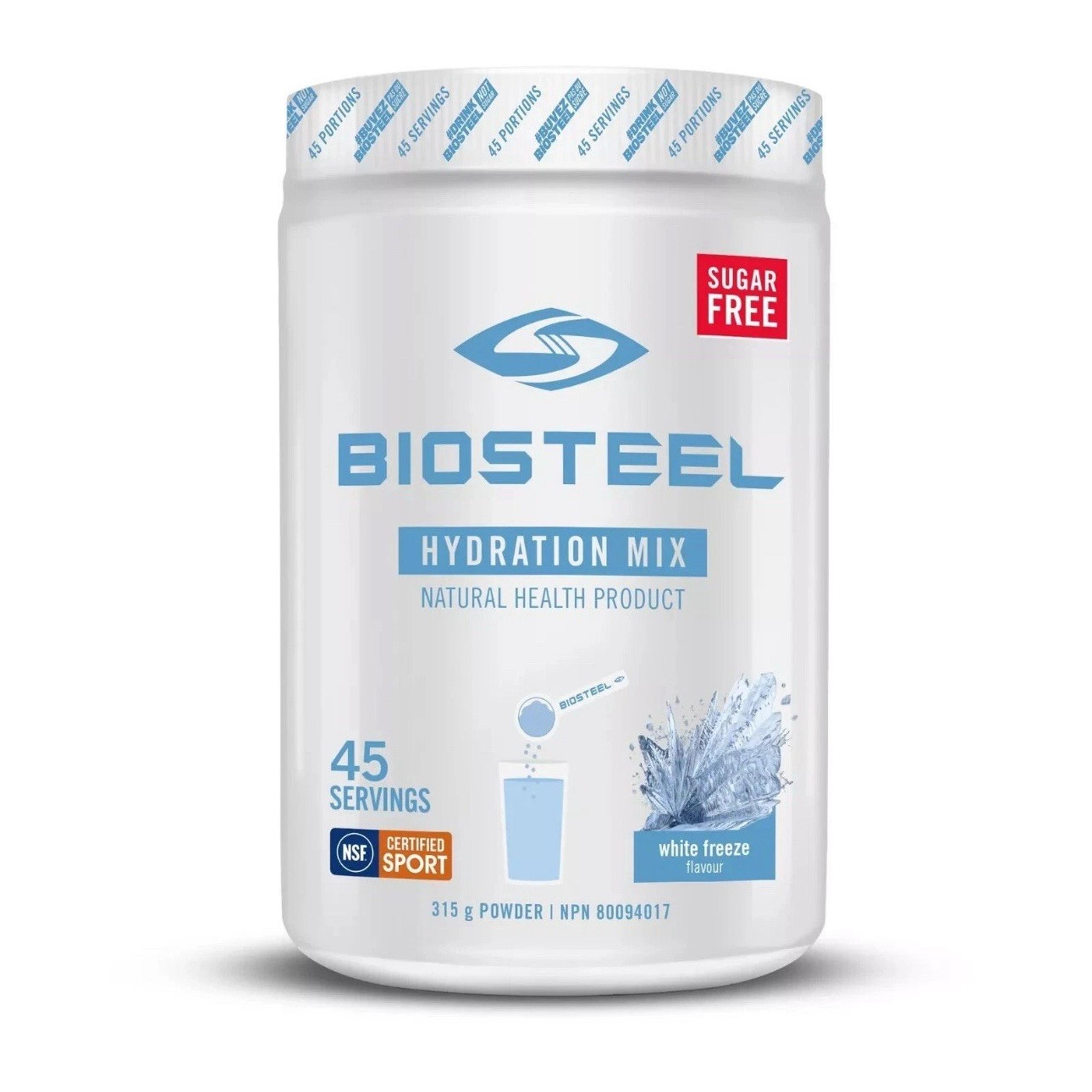 BioSteel Hydration Mix Sugar-Free Essential Electrolytes White Freeze 11 oz