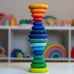 Rainbow Stacking Pebbles - 4 sets - 16 total - NEW - Montessori