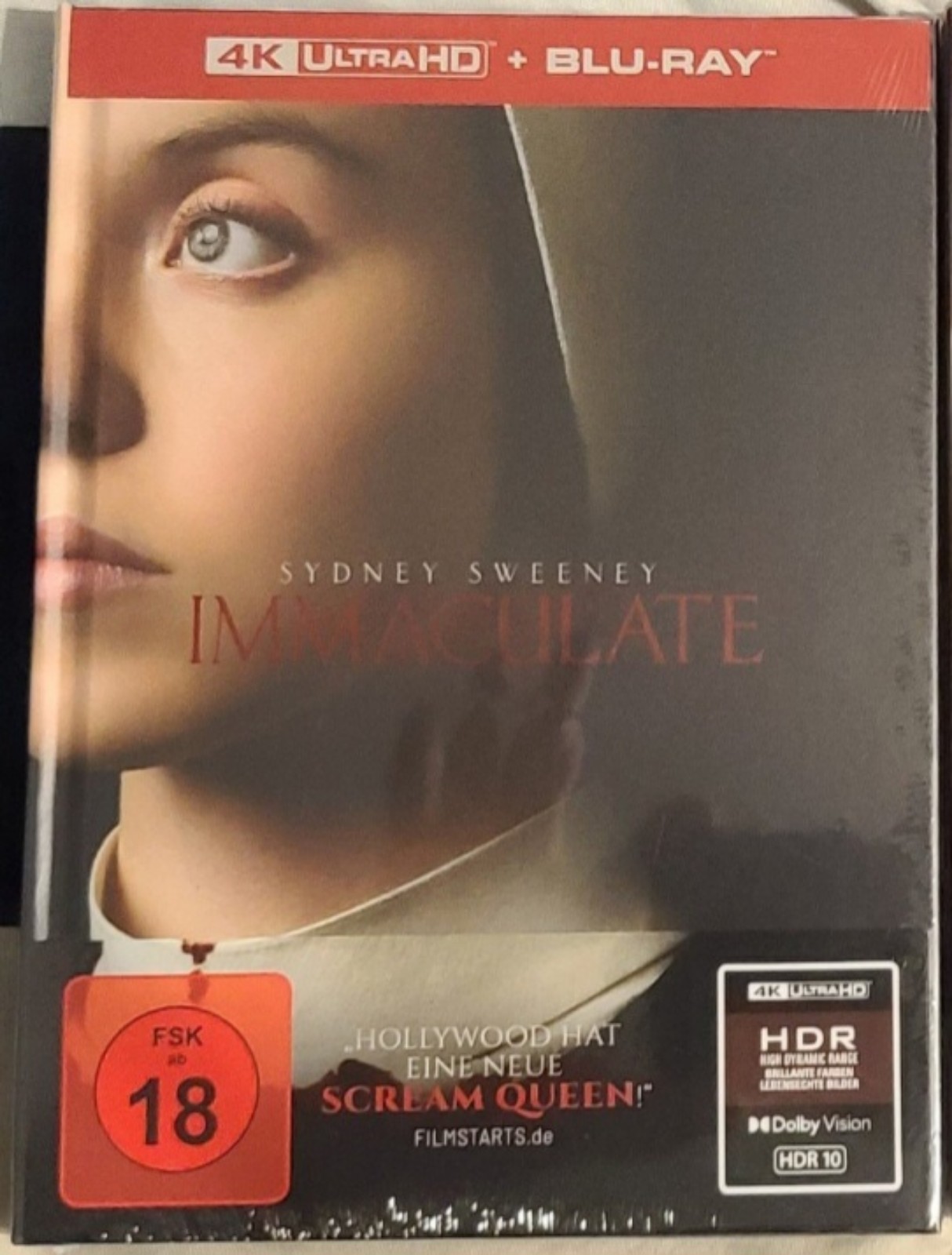 Immaculate - Mediabook [4K Blu-ray German Region Free Imports] Has Dolby Vision