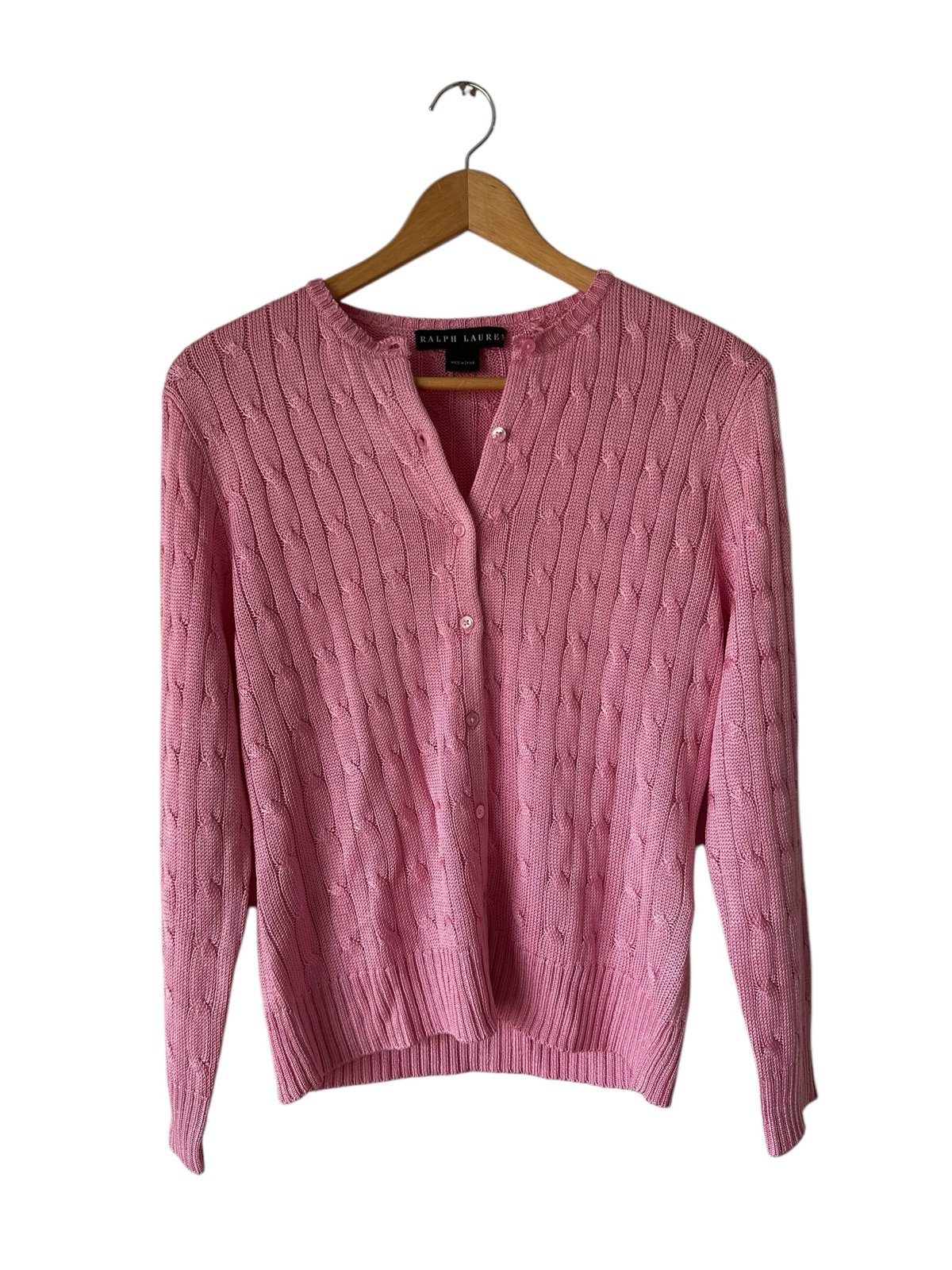 Ralph Lauren Vintage Black Label 100% Silk Cardigan