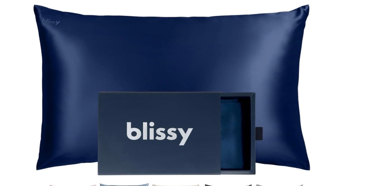 Blissy Silk Pillowcase - 100% Pure Mulberry Silk - 22 Momme 6A High-Grade Fibers