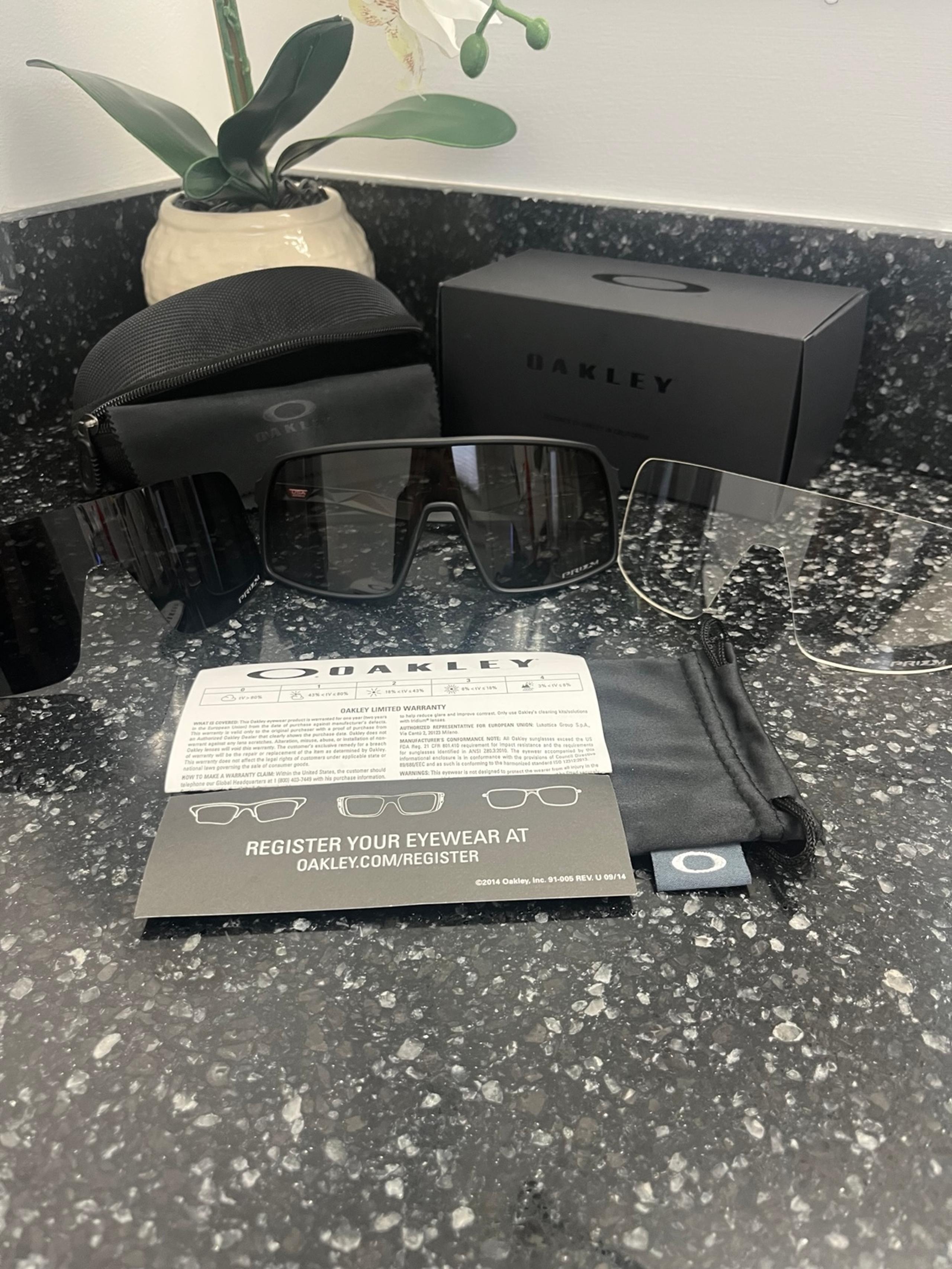 Oakley Sutro Prizm Black Men’s Sunglasses OO9406 – NEW w/ Tags & Original Lenses