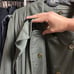 Burberry London Olive Green Trench Coat