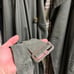 Burberry London Olive Green Trench Coat