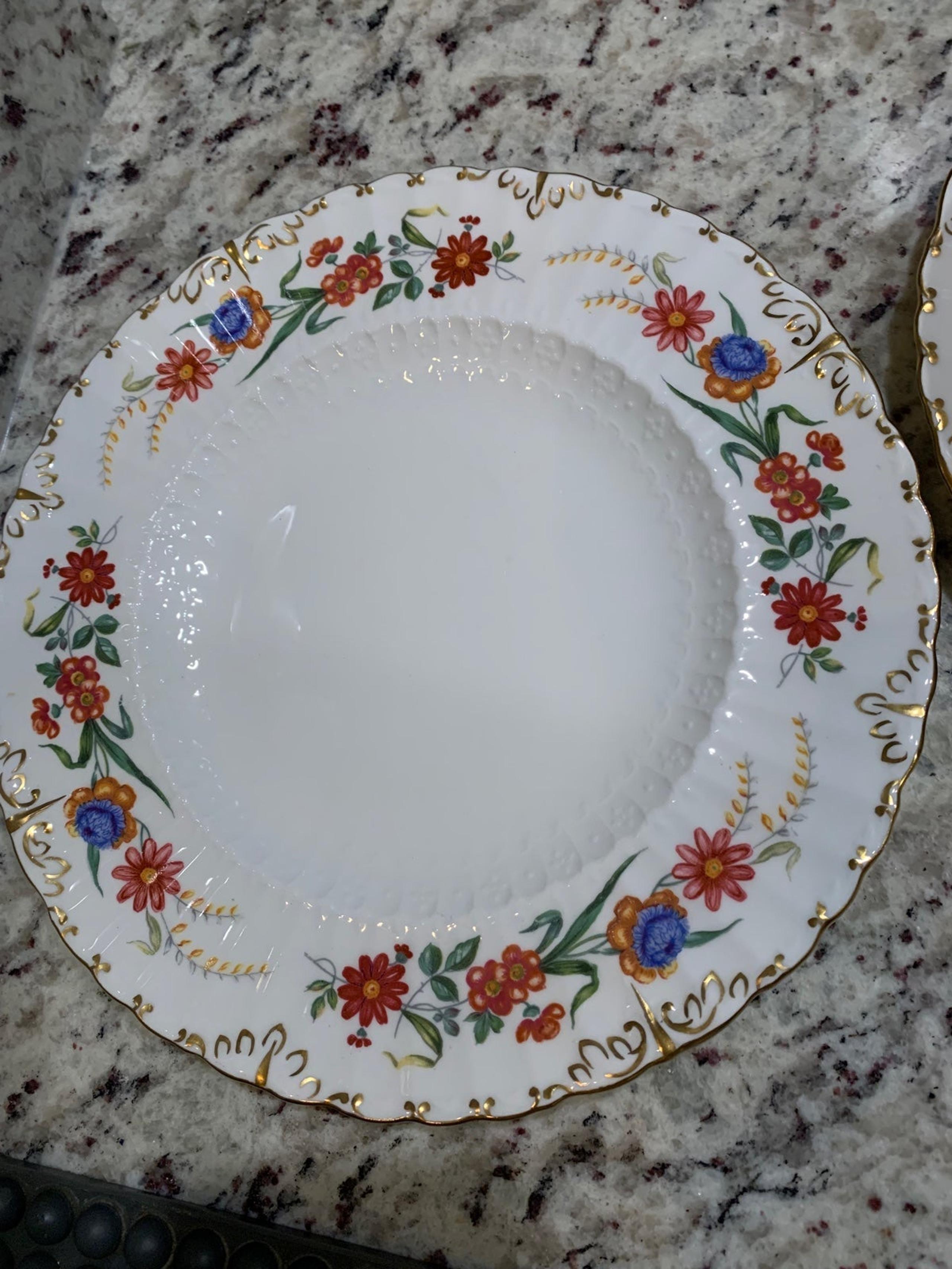 Vintage royal crown derby Chatsworth dessert plates