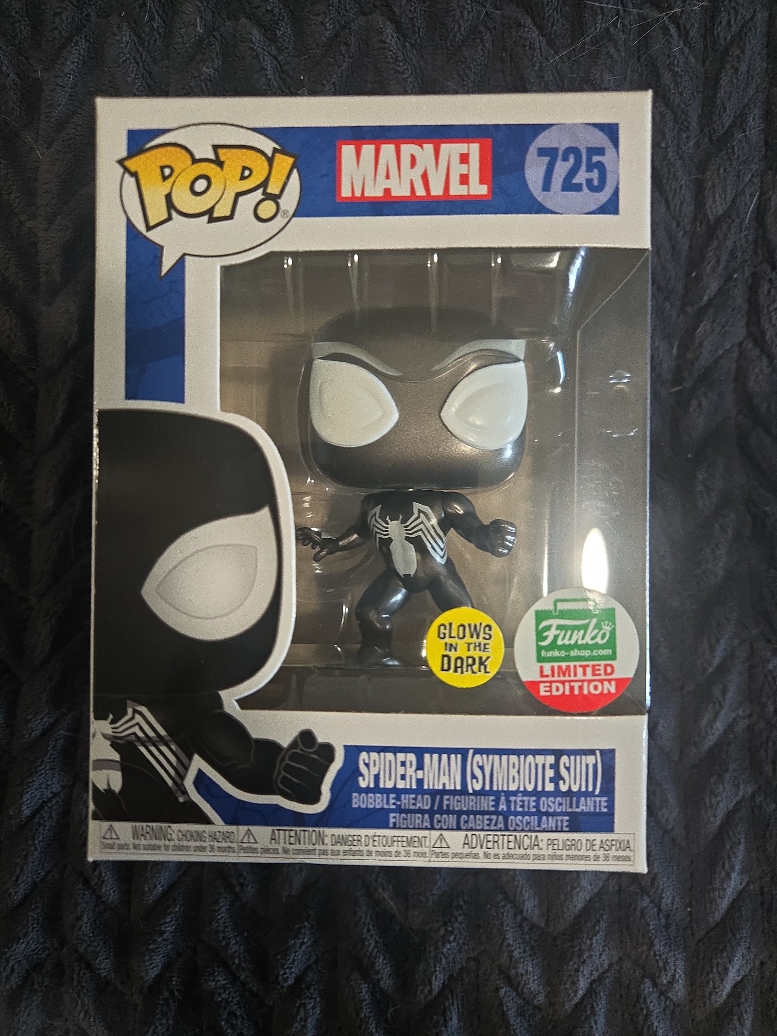 Spiderman symbiote Funko Pop