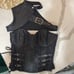 HIIPS steampunk halter buckles corset