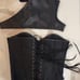 HIIPS steampunk halter buckles corset