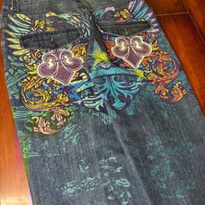 Rare Raw Blue baggy jeans