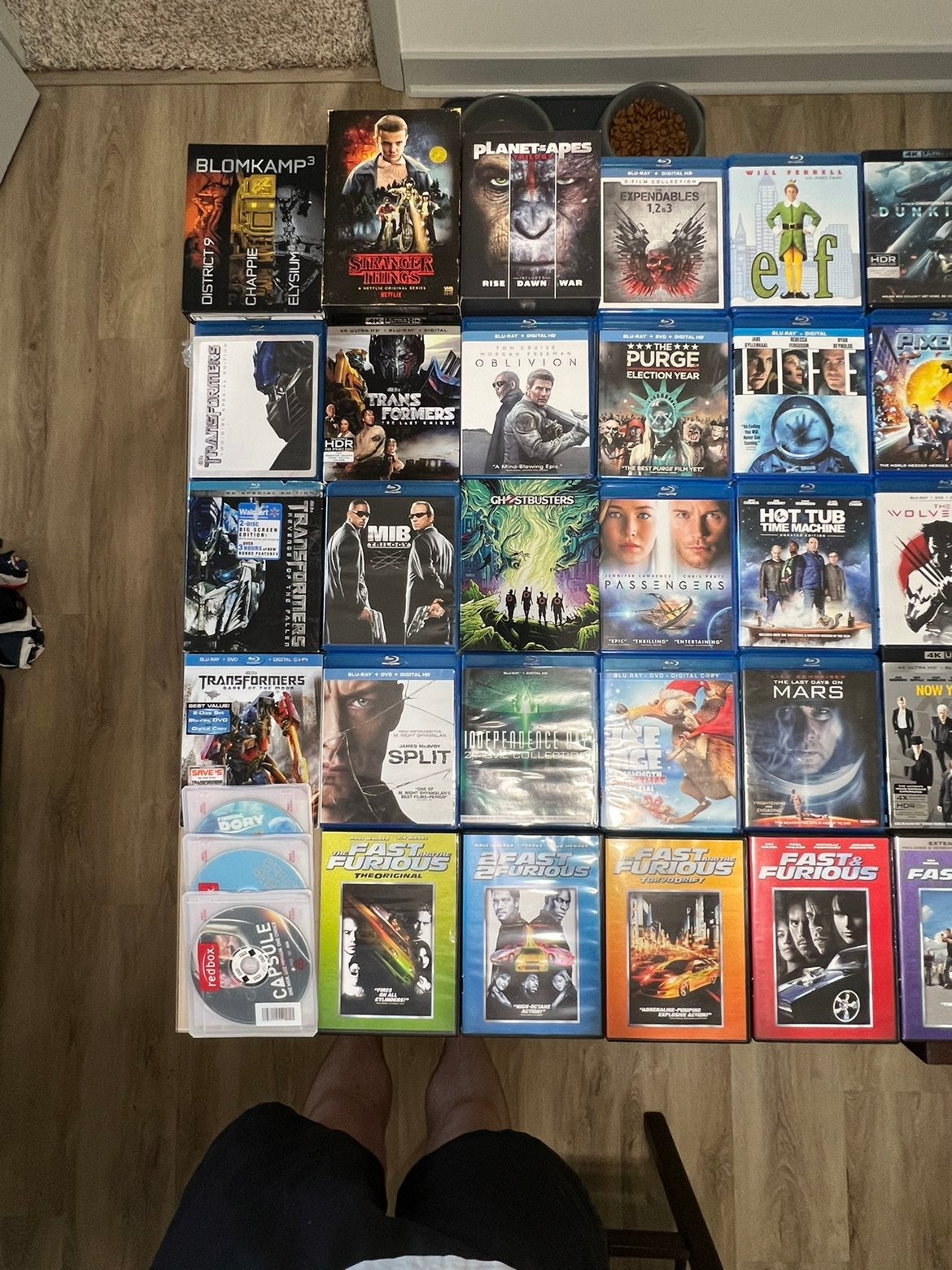 Lot of opened Blue ray/4k/DVDs - www.h2scan.com
