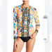 Nanette Lepore Copa Cabana Rashguard Top Size XS Only The Top