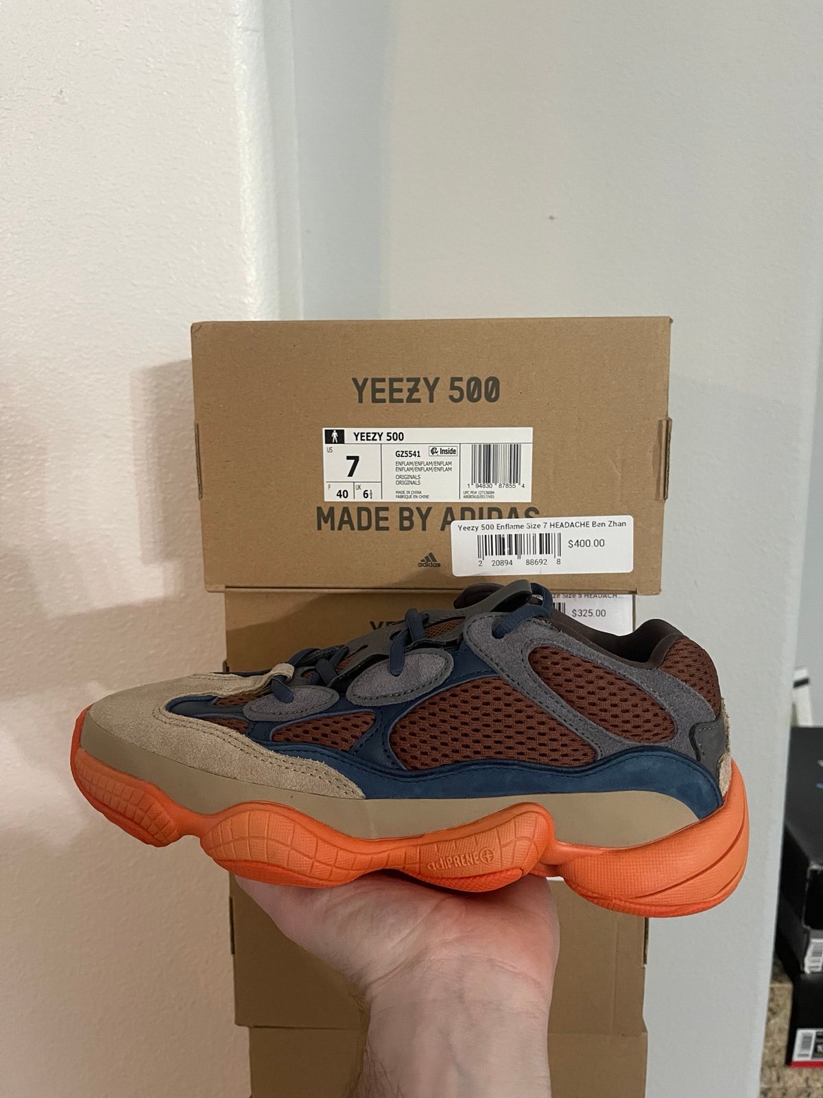 Yeezy 500 Enflame Size 7m/7y