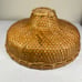 Hand weaved bamboo basket hat