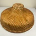 Hand weaved bamboo basket hat