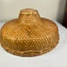 Hand weaved bamboo basket hat